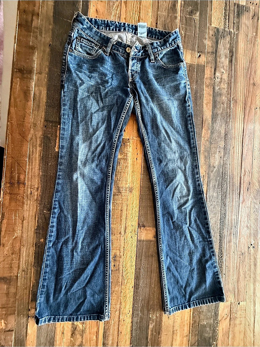 Vintage Early 2000s Levi's Bootcut Jeans Blue Waist 28